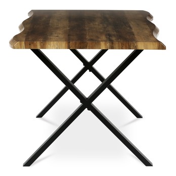 Jedálenský stôl NARAGO staré drevo/čierna, šírka 180 cm 3