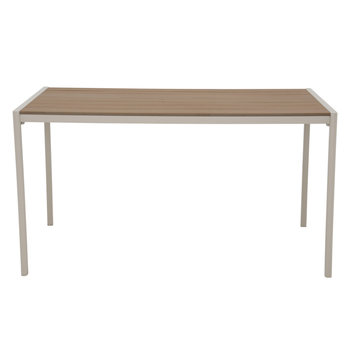Záhradný stôl NARVIK béžová/teak 2