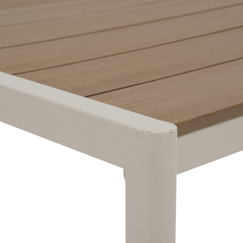 Záhradný stôl NARVIK béžová/teak 3
