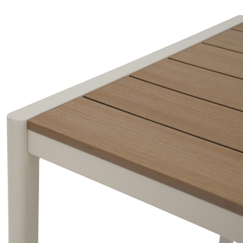 Záhradný stôl NARVIK béžová/teak 5