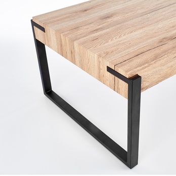 Konferenčný stolík NATANIEL dub/čierna 1