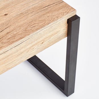 Konferenčný stolík NATANIEL dub/čierna 2