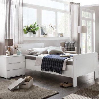 Posteľ NATHAN I biela, 120x200 cm 1