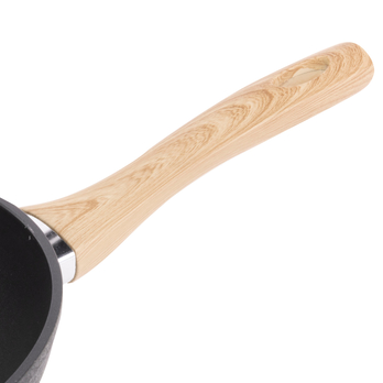 Panvica wok NATUR čierna/prírodná, priemer 28 cm 1