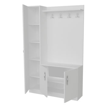 Predsieňová zostava NATUREL biela 2