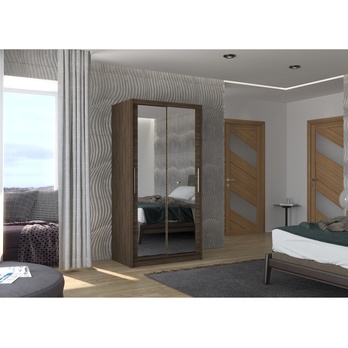 Šatníková skriňa NEFELE čokoládová 1