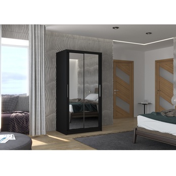 Šatníková skriňa NEFELE čierna 1