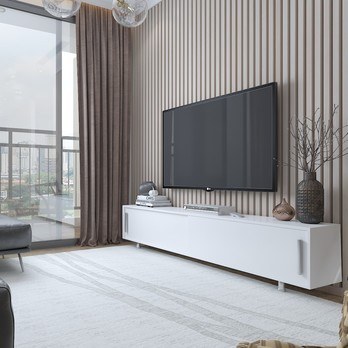 TV stolík NEHI biela 1