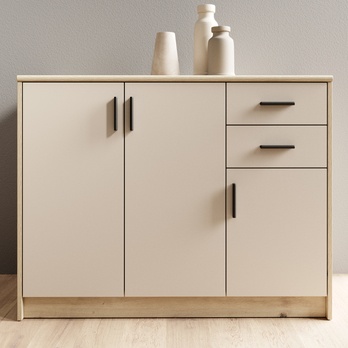 Komoda NELLY 5 dub artisan/kašmírová 5