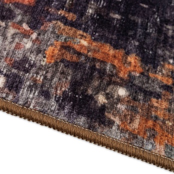 Koberec NEMO 4 tmavomodrá/oranžová, 60x110 cm 1