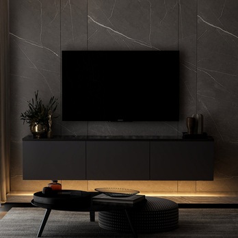 TV komoda NEON antracitová 1