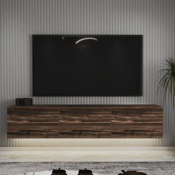 TV komoda NEON gaštan 2