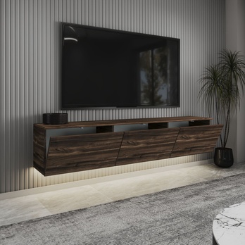 TV komoda NEON gaštan 3