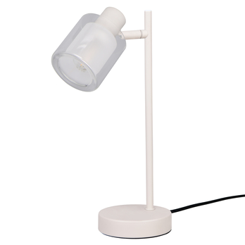 Stolná lampa NERALO sivobéžová/biela 2