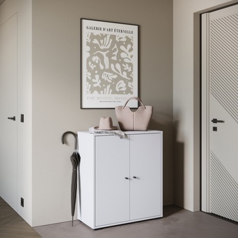 Skriňa na topánky NEREA 014 biela 1