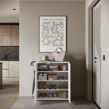 Skriňa na topánky NEREA 014 biela 3