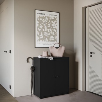 Skriňa na topánky NEREA 014 čierna 1