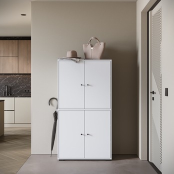 Skriňa na topánky NEREA 020 biela 2