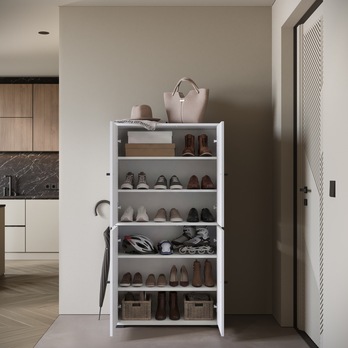 Skriňa na topánky NEREA 020 biela 3