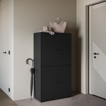 Skriňa na topánky NEREA 020 čierna 1