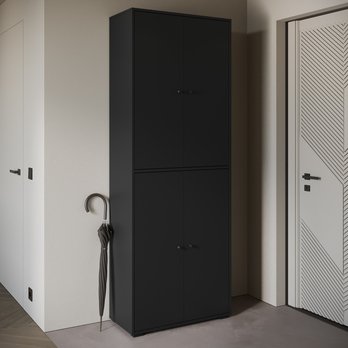 Skriňa na topánky NEREA 023 čierna 1