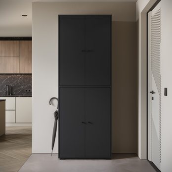 Skriňa na topánky NEREA 023 čierna 2