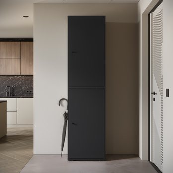 Skriňa na topánky NEREA 026 čierna 2