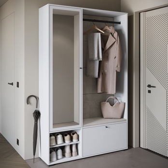 Predsieňová stena NEREA II biela 1