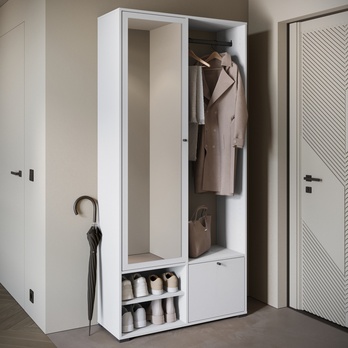 Predsieňová stena NEREA biela 1