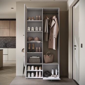 Predsieňová stena NEREA biela 2