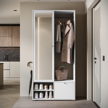 Predsieňová stena NEREA biela 3