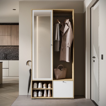 Predsieňová stena NEREA dub artisan/biela 3