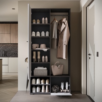 Predsieňová stena NEREA matera/biela 3