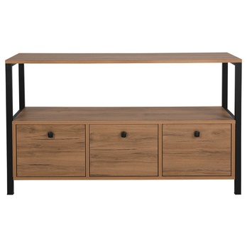 Komoda NERO čierna/orech 3