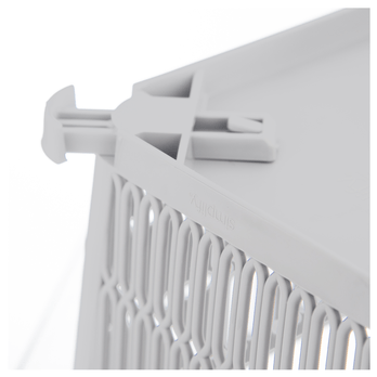 Stohovateľný košík NESTA M biela 4