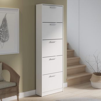 Skrinka na topánky NET 5 biela 1