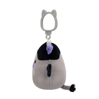 Kľúčenka Squishmallows NETOPIER BRIDGETTE sivá/čierna 3