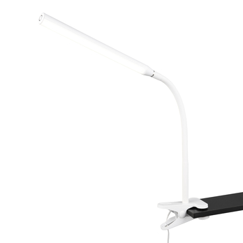 Stolná lampa s klipom NEVADA biela 2
