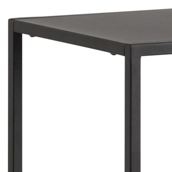 Knižnica NEWCASTLE 3 čierna/matná čierna 3