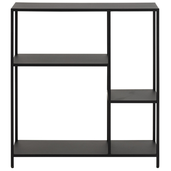 Knižnica NEWCASTLE 3 čierna/matná čierna 6