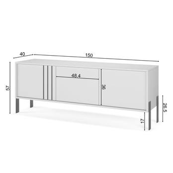 TV stolík NEXO dub artisan 4