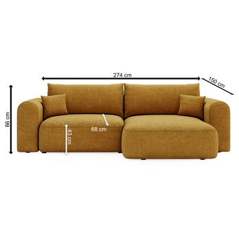 Sedacia súprava NEXT žltá 8