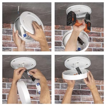 Stropné svietidlo NEXXO 2 biela, priemer 17 cm 6