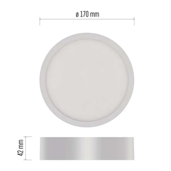 Stropné svietidlo NEXXO 2 biela, priemer 17 cm 7