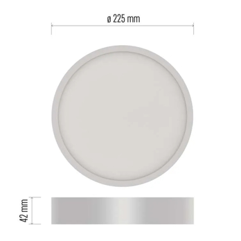 Stropné svietidlo NEXXO 2 biela, priemer 22,5 cm 7