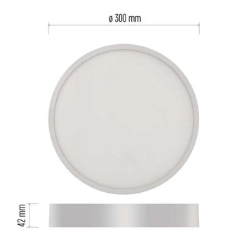 Stropné svietidlo  NEXXO 2 biela, priemer 30 cm 7