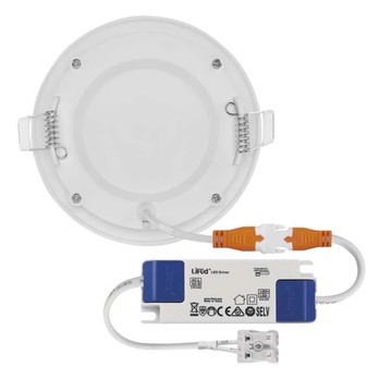 Stropné podhľadové svietidlo NEXXO biela, priemer 12 cm 3