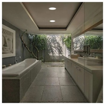 Stropné podhľadové svietidlo NEXXO biela, priemer 22,5 cm 1