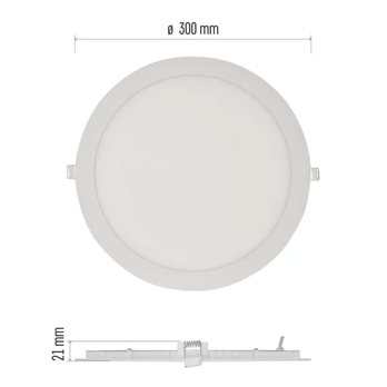 Stropné podhľadové svietidlo NEXXO biela, priemer 30 cm 8