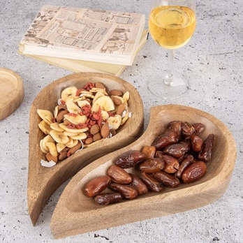 Delená servírovacia miska NIA mango, 31x26 cm 1